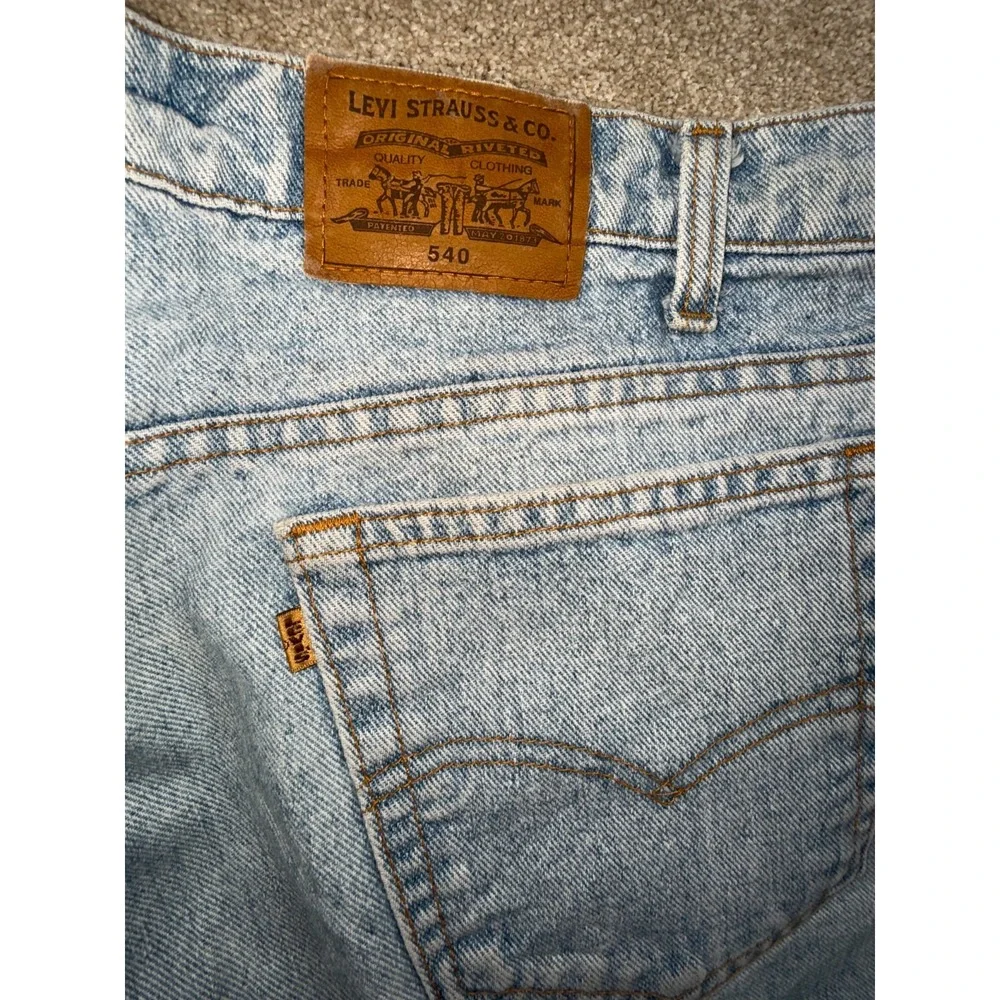 Levi's 540 Jeans Men 40x32 Blue Denim Cotton Relaxed Fit Straight Leg Streetwear